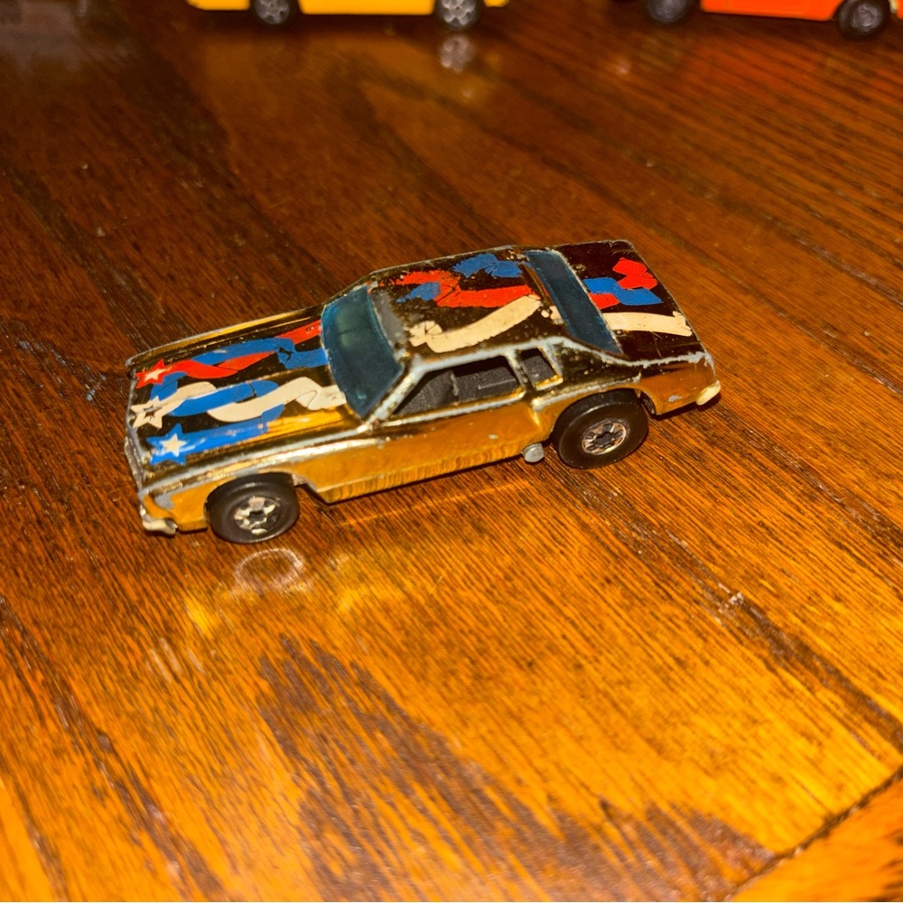Vintage 1974 Hot Wheels Blackwall Gold Lowdown Monte Carlo Stocker Hong Kong